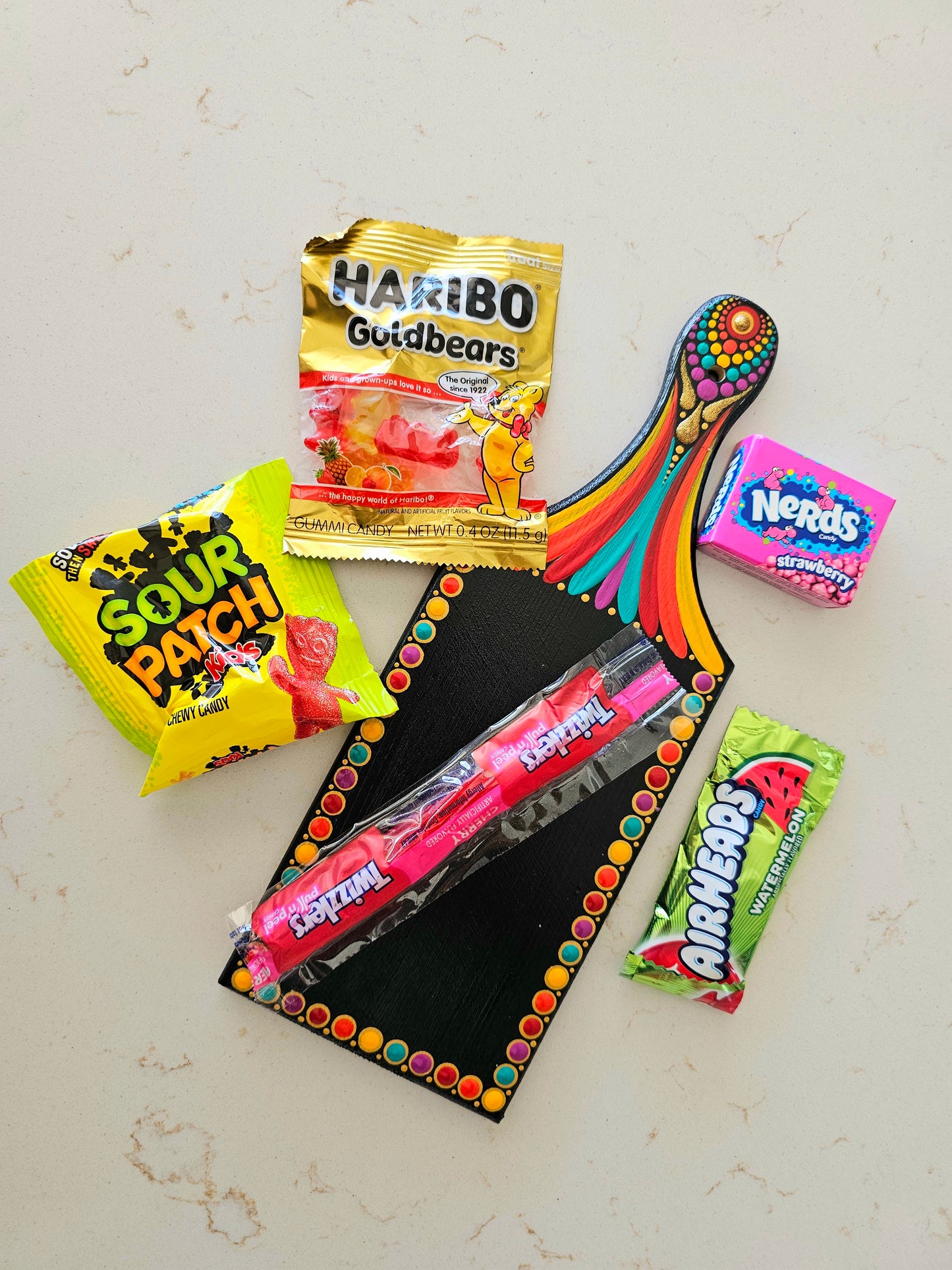 Mandala Magic Sweet Board
Hand-Painted Candy Gift Plaque