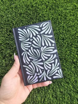 Hand-Painted Lavender Sea Mint Color Shift Pocket Journal | Mixed Media Art Sketchbook, Heavy Cardstock Cover (Copy)