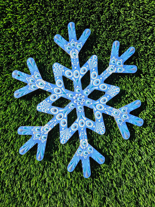 Snowflake Dot Mandala Wall & Door Decor